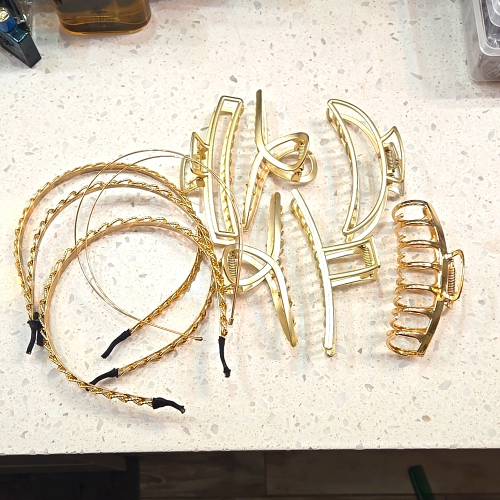 LOT Hair clips, headbands